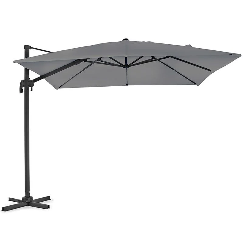 Brafab, Linz Frithængende Parasol 300x300 cm Grå/Grå Brafab
