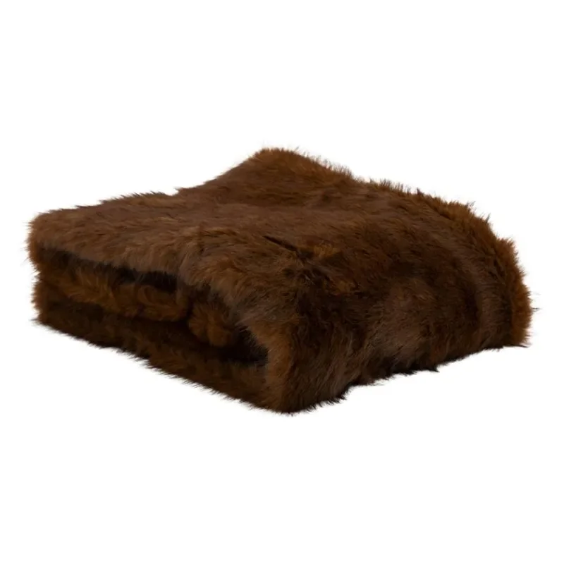 By-Boo, Foxy Fox Plaid 170x130 cm Polyester mid brown