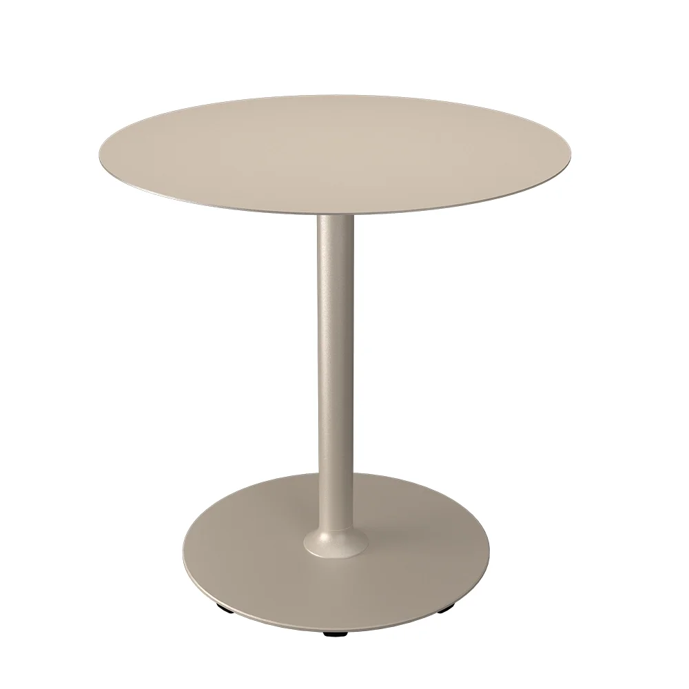 Houe, PICO Sofabord Ø74 cm, rund fod Beige
