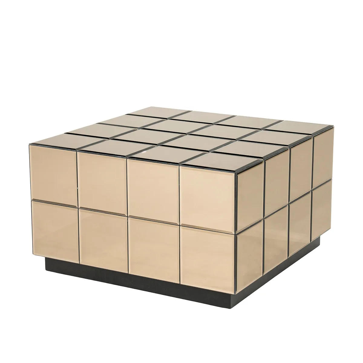 By-Boo, Flectron Sofabord Brown 60x60x35 cm