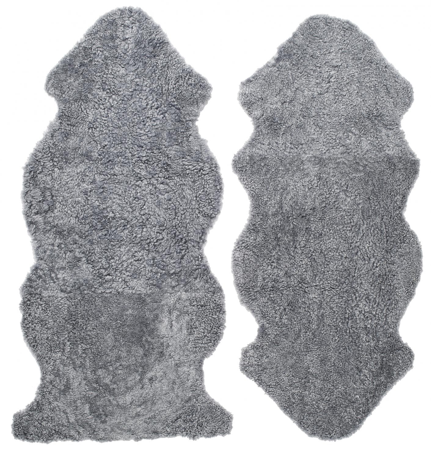 Skinnwille, Curly Fåreskind 1,5 Grey Silver