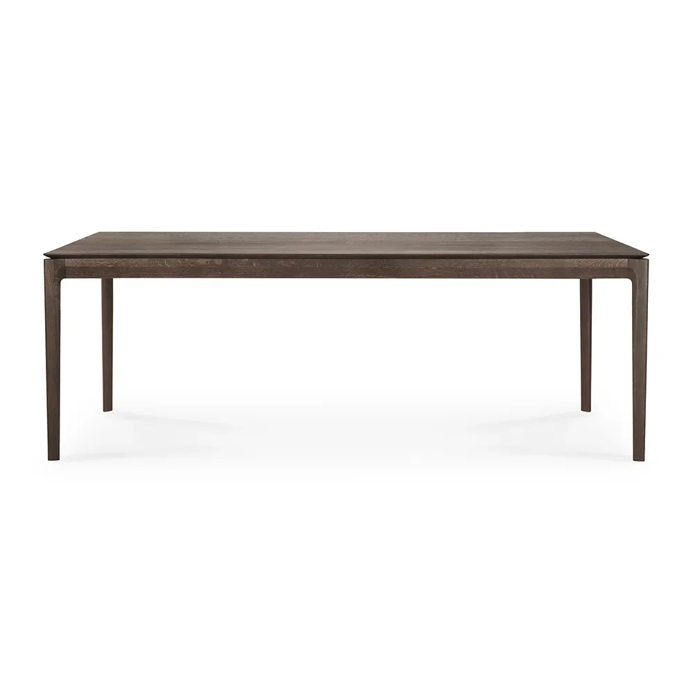 Ethnicraft, Bok Spisebord 95x220 cm Brunlakeret eg