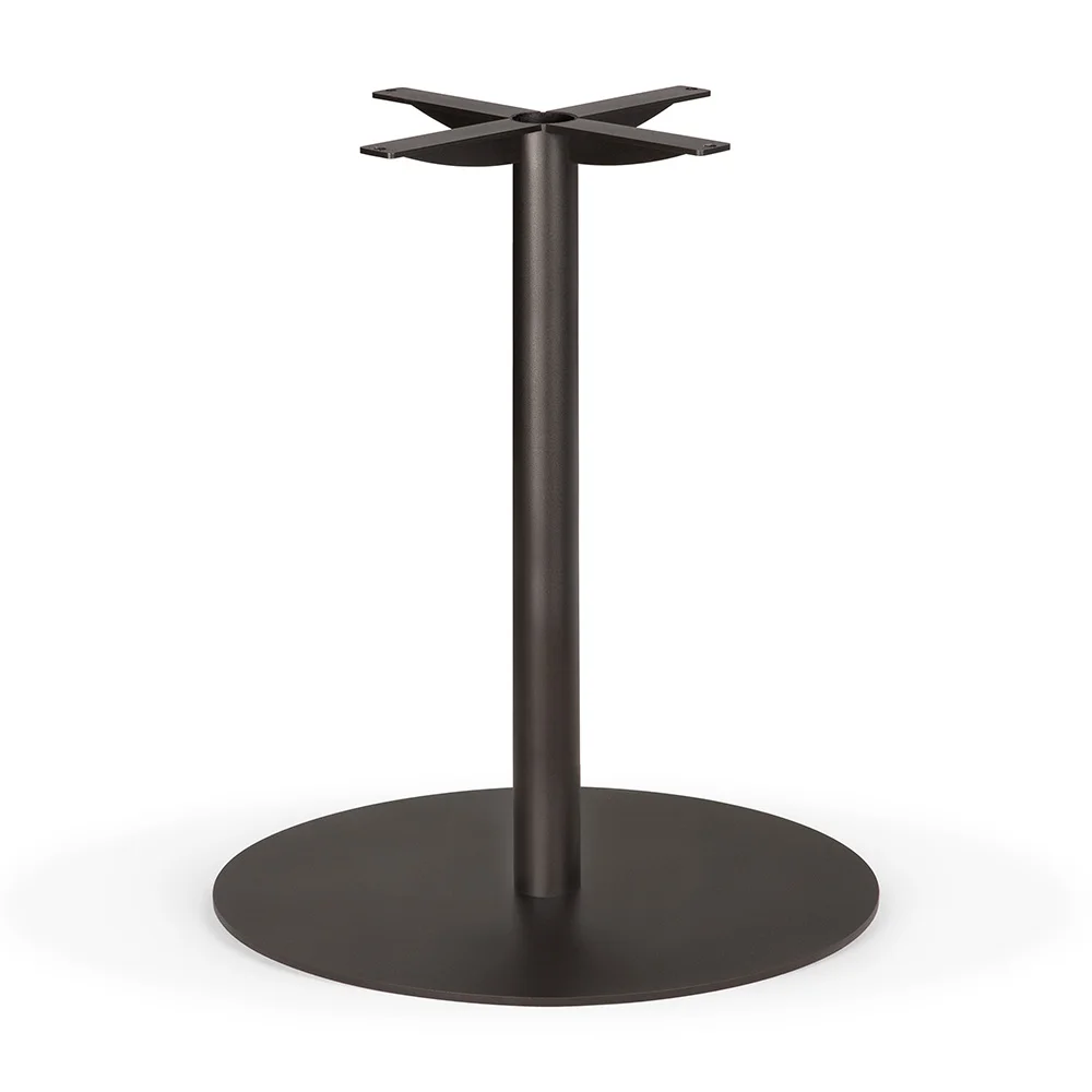 Ethnicraft, Blend spisebordsstativ mørk bronze 60x60x74 cm