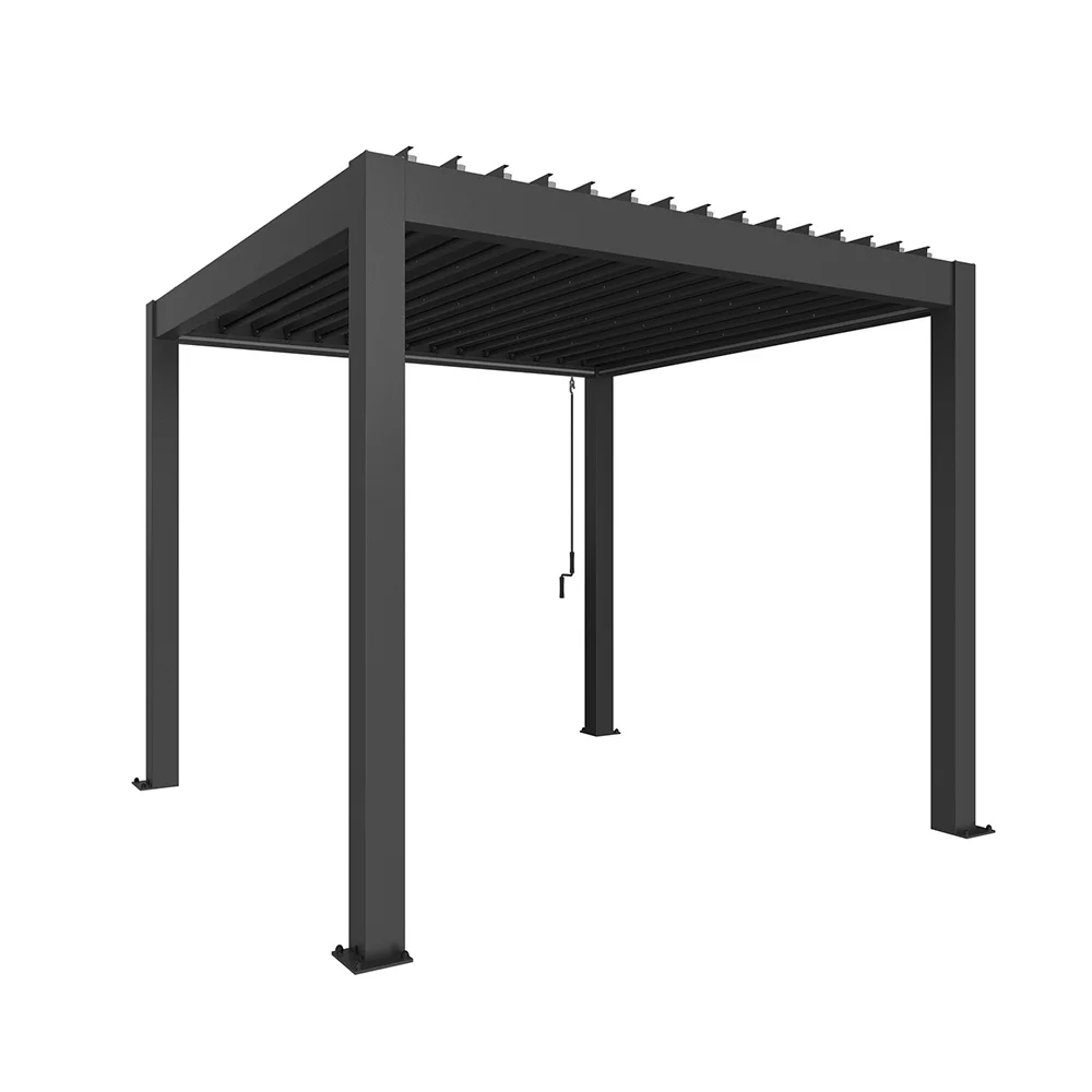 Biohort, Pergola størrelse 3 x 3 metallic mørkegrå