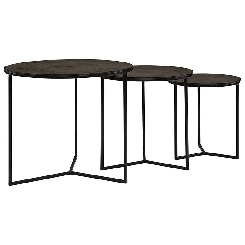 Artwood, Juno Sidebord Sæt Sort Artwood