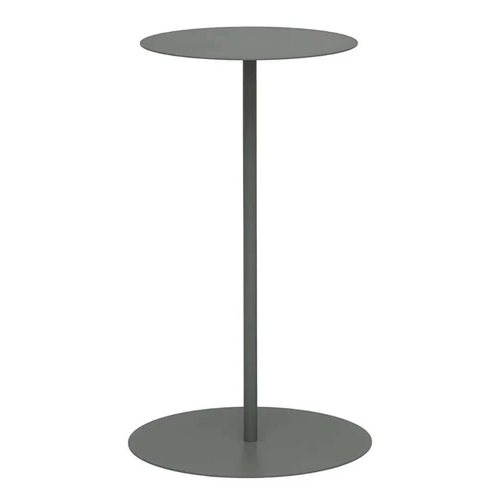 Hillerstorp, Jet Set Sidebord Ø35x74 cm Grå/grønn