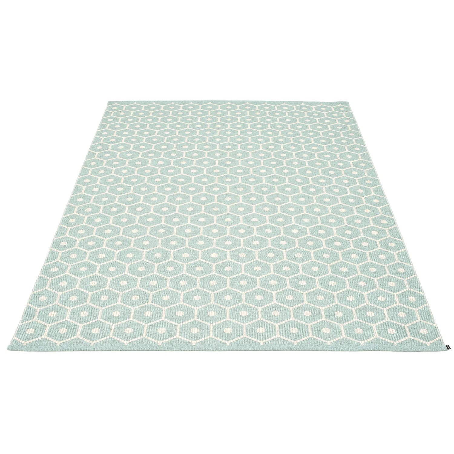 Pappelina, Honey matte 180x260 cm pale turquoise / vanilla