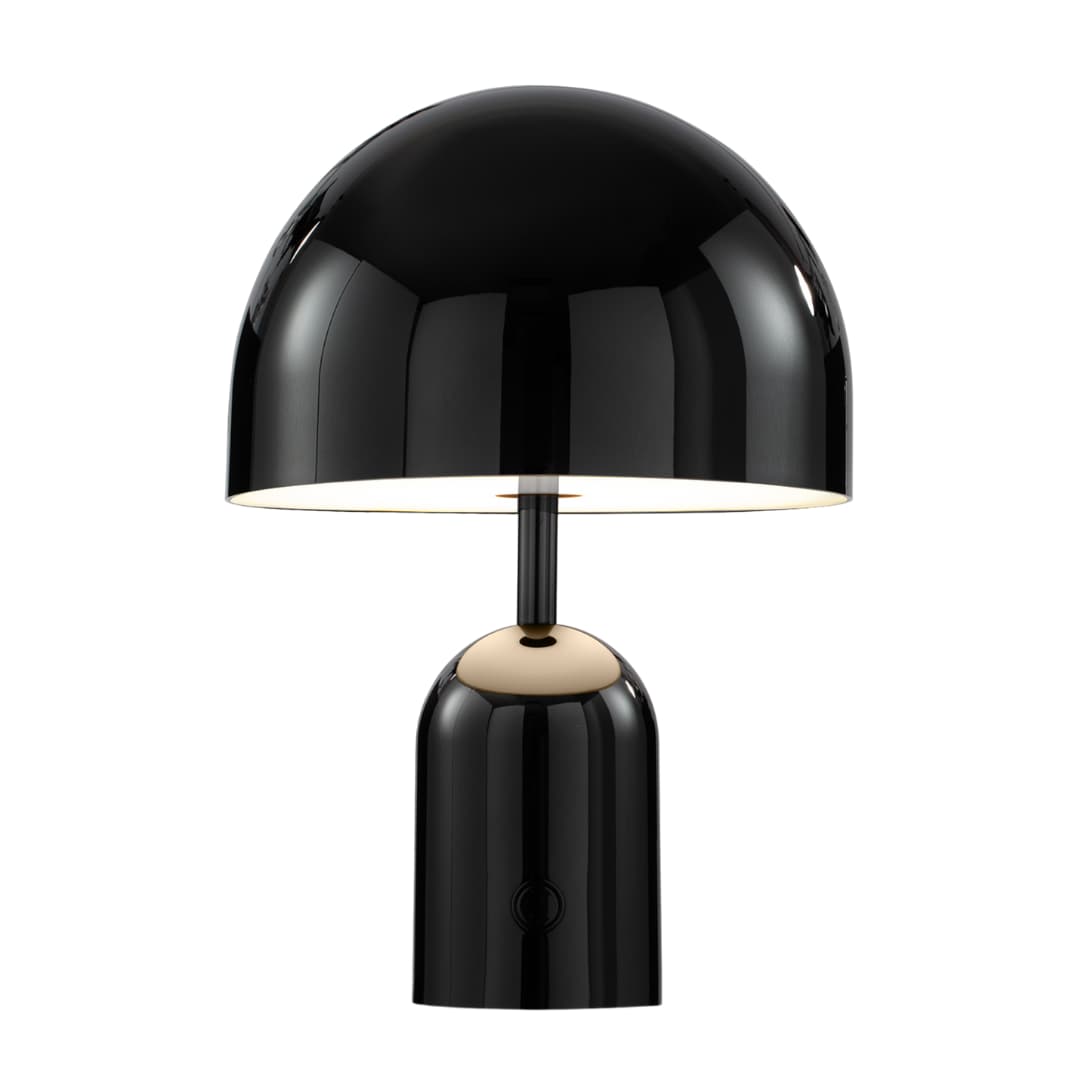 Tom Dixon Bell Portable LED bordlampe 28 cm Sort