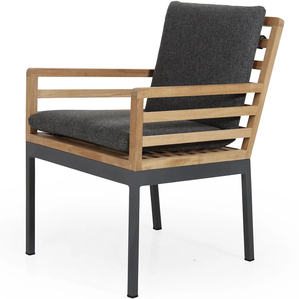 Brafab, Zalongo spisestol grå/teak Brafab