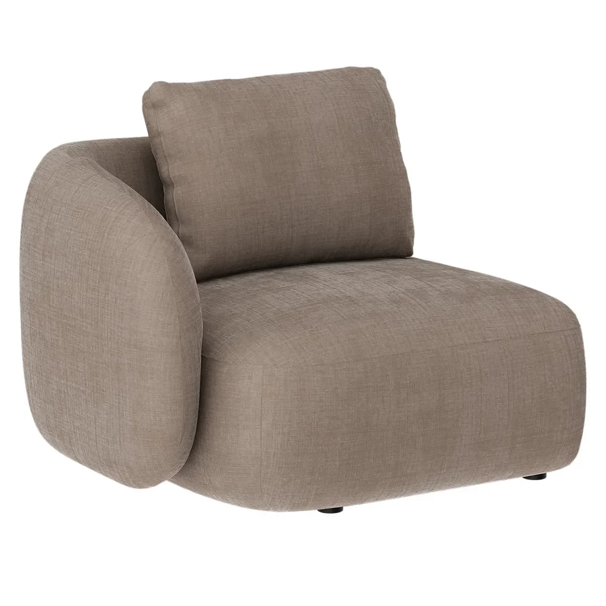 Artwood, Dixon 1-seter seksjon venstre Gabby taupe