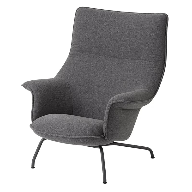 Muuto Doze lenestol Ocean 80-Anthracite black