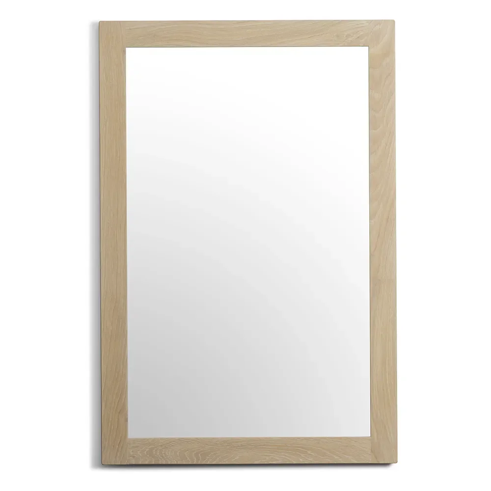 Oscarssons Möbel, Nova Mirror 90x60 cm Hvitoljet eik