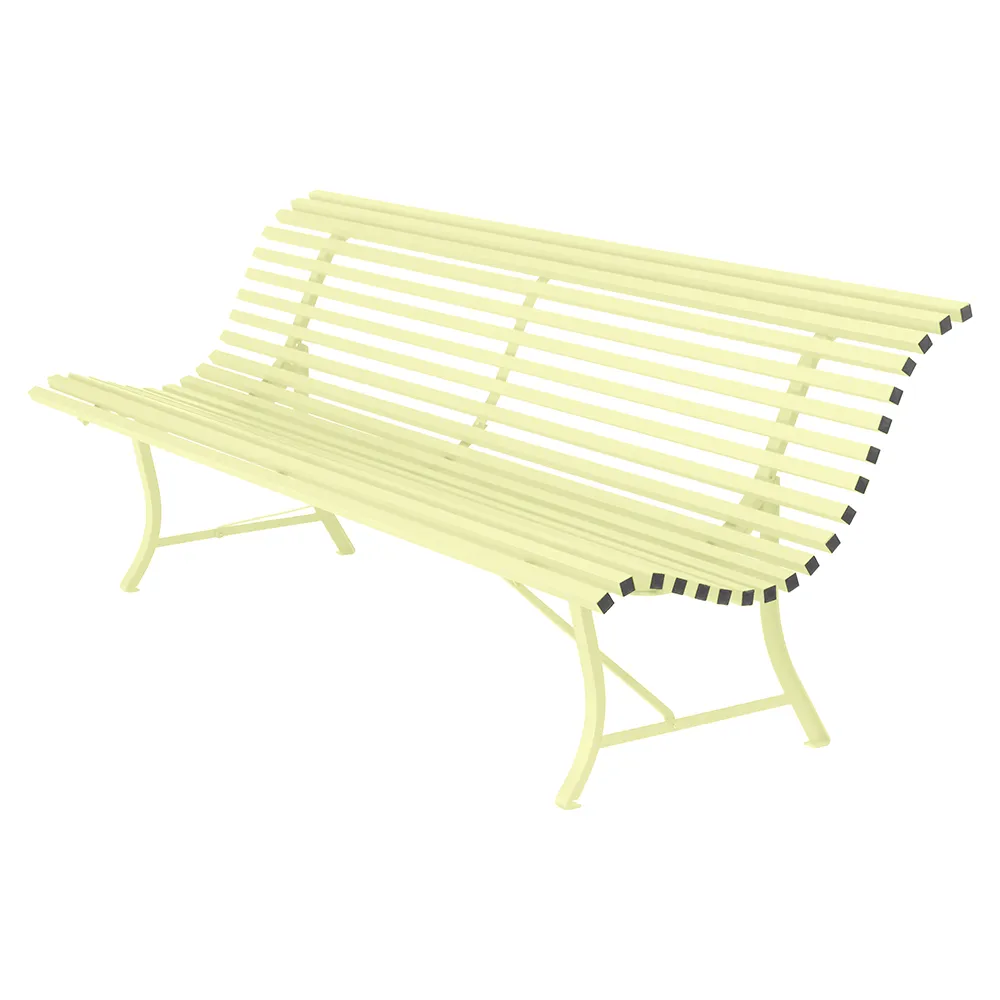Fermob Louisiane benk 200 cm Frosted lemon