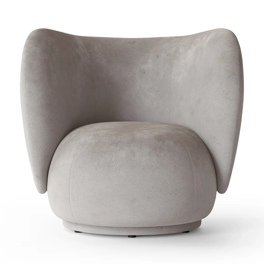 Ferm Living, Rico Lounge Lenestol Faded - Concrete