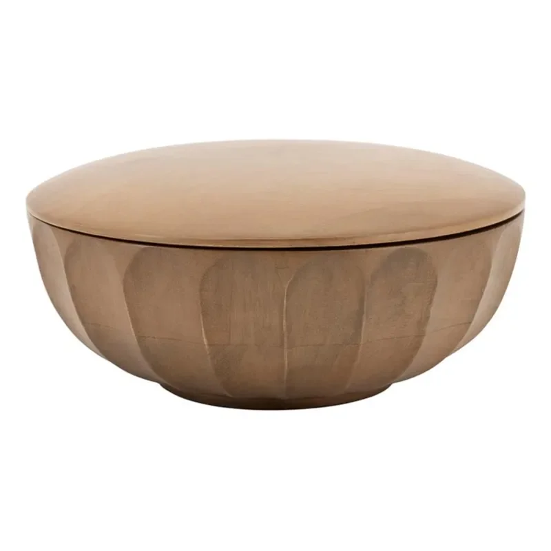 By-Boo, Storage bowl Yori large 19x19x9 cm Mangotre Brun