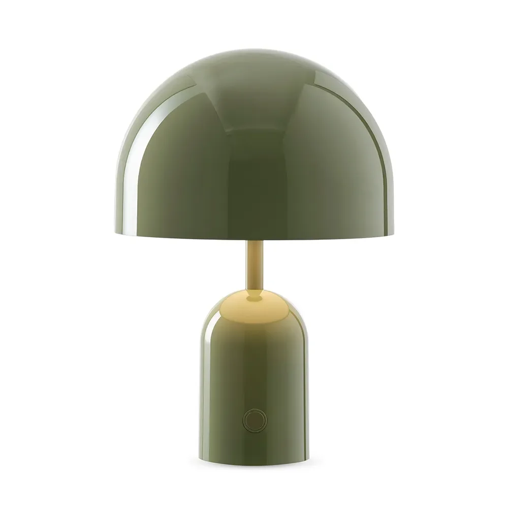 Tom Dixon Bell Portable LED bordlampe 28 cm Moss