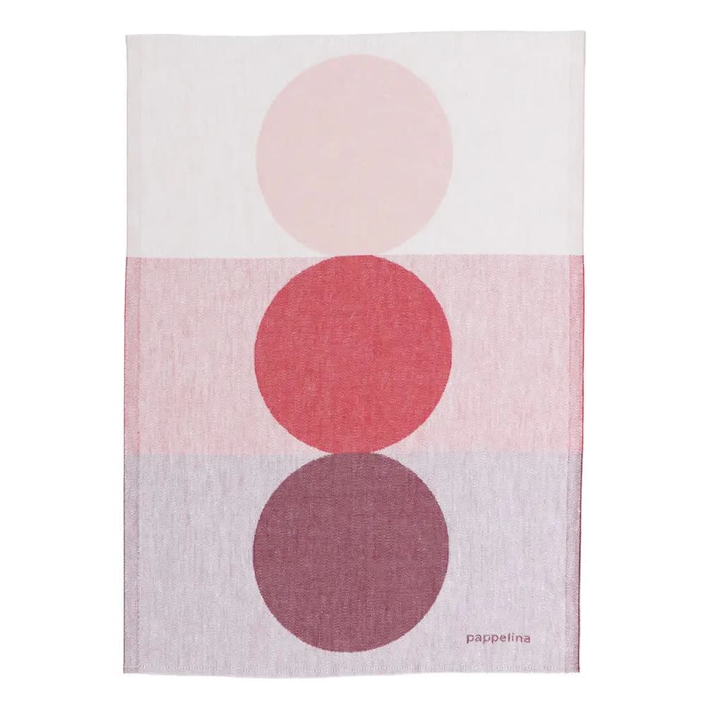 Pappelina, Woven Kitchen Towel Otto Red 46 x 66 cm