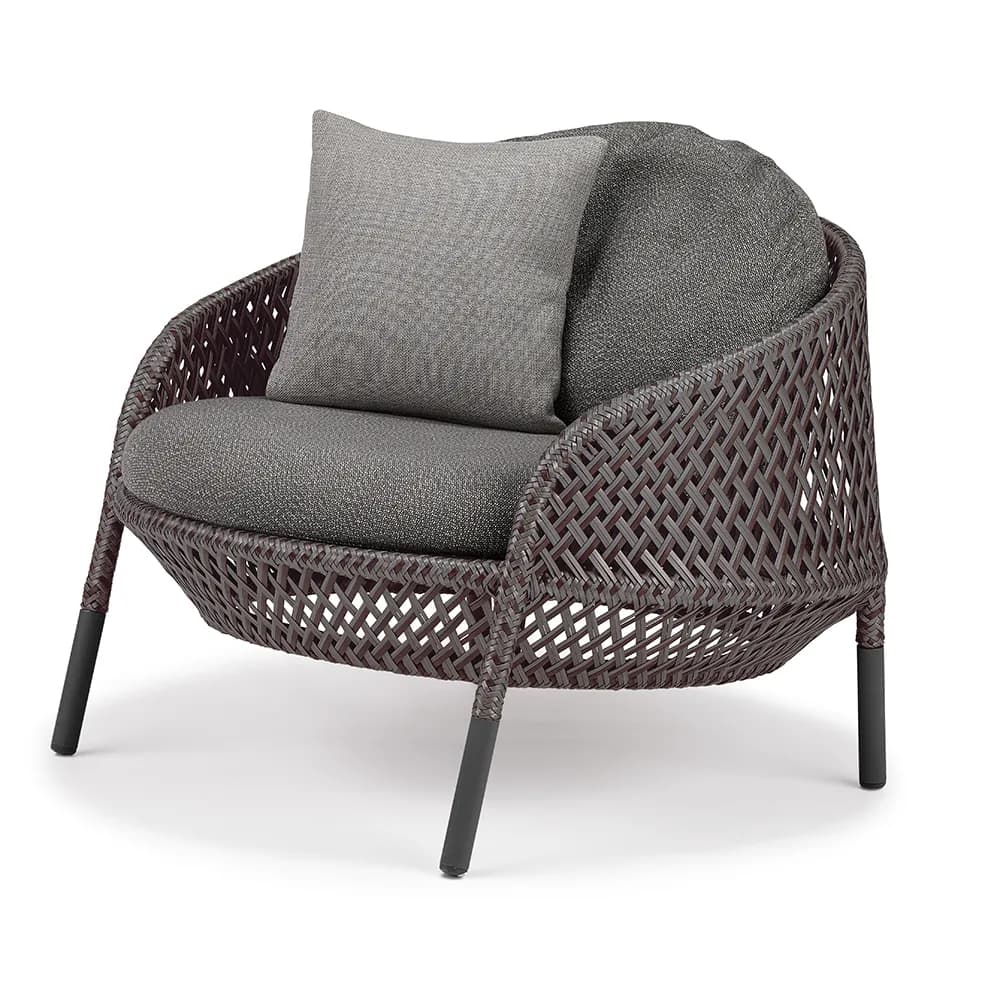 Dedon, AHNDA loungestol AB7 vulcano 0305 graphite 0108