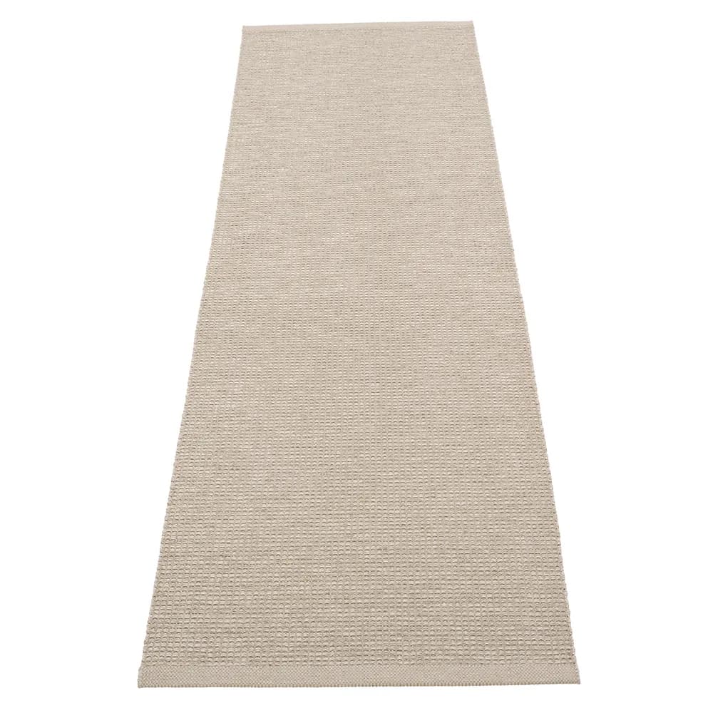 Pappelina, Emm teppe 70 x 240 cm Linen/Linen Metallic