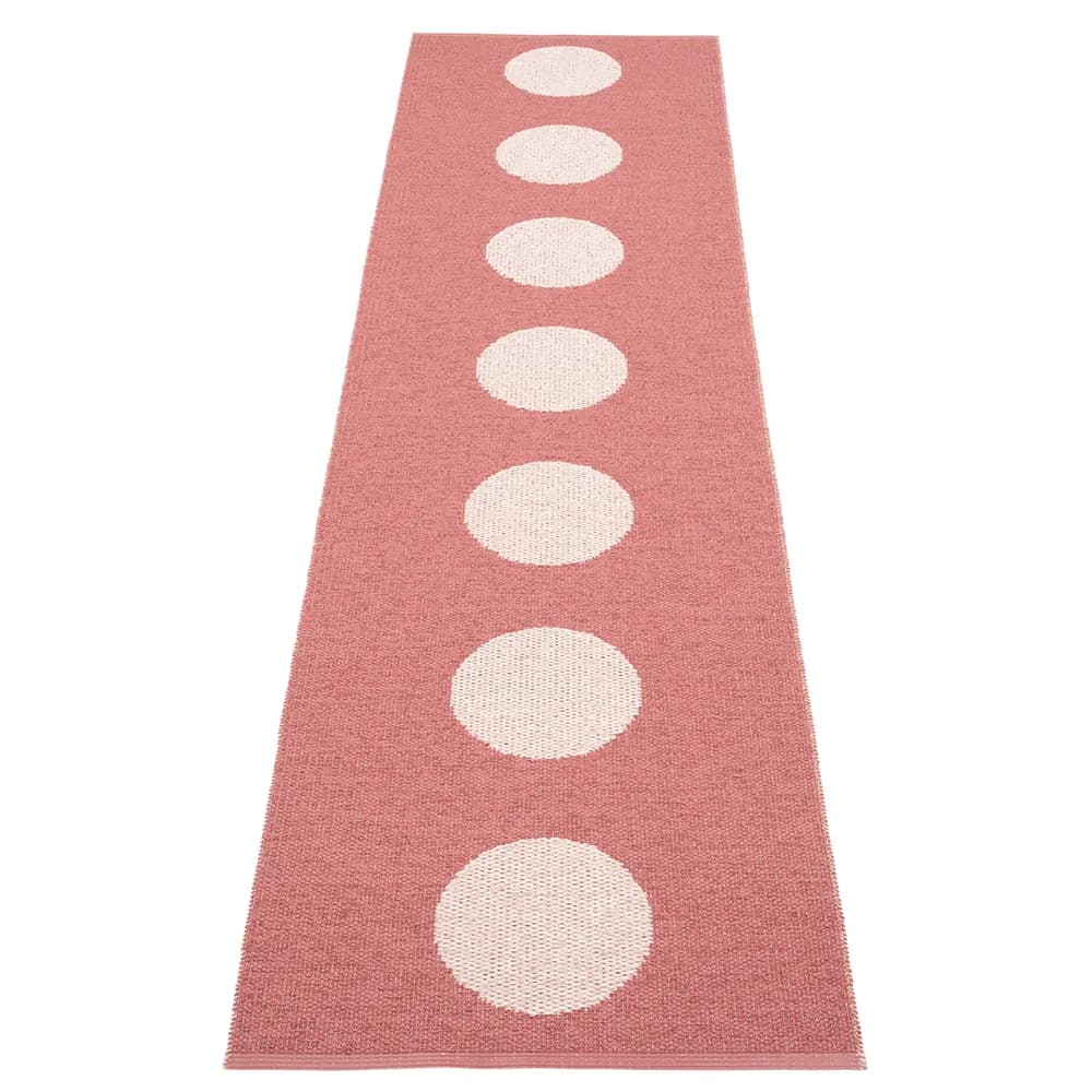 Pappelina, Vera Pop teppe Blush/Pearl Pink 70 x 280cm