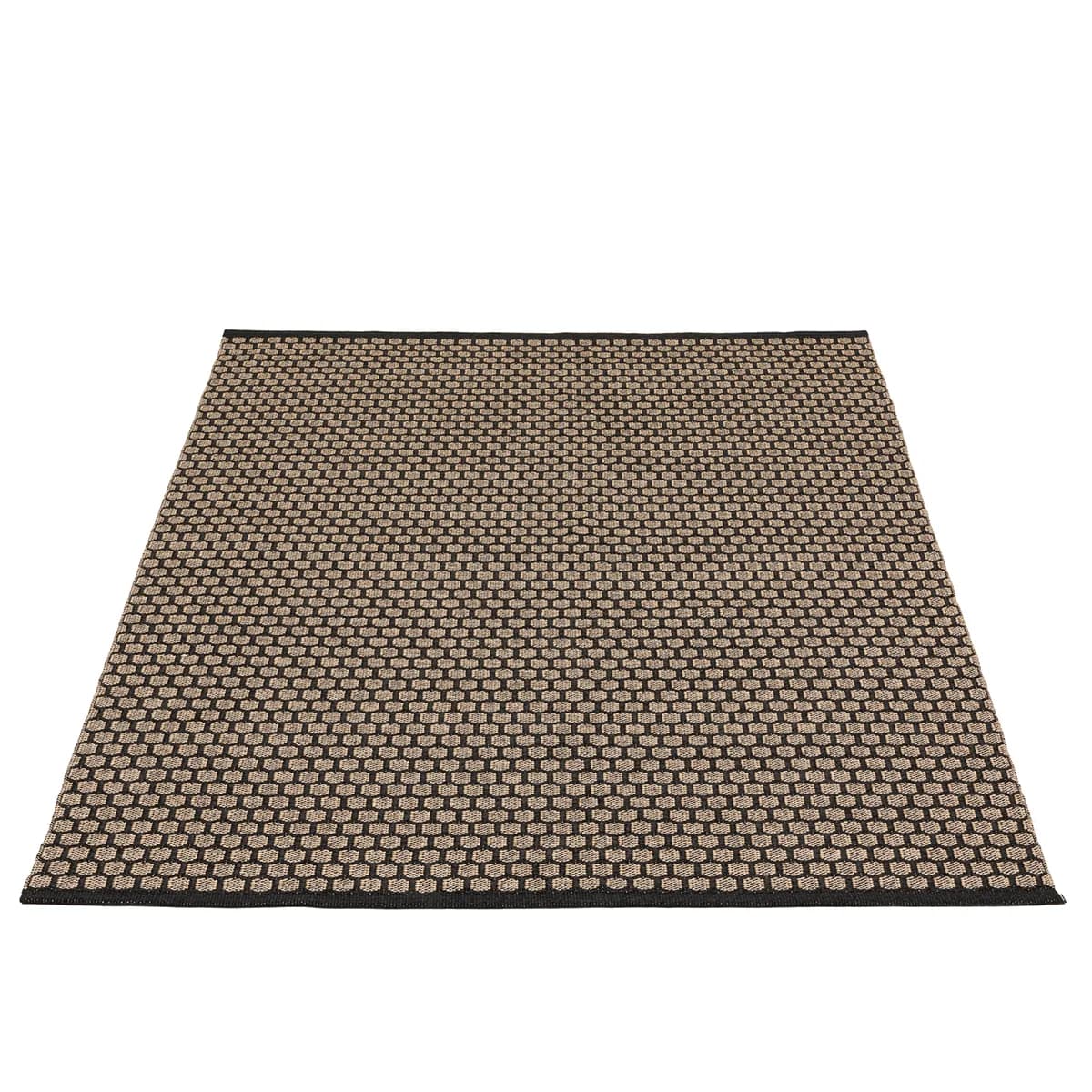 Pappelina, Vendbar Plastmatte MIMI Black/Beige 180x260 cm