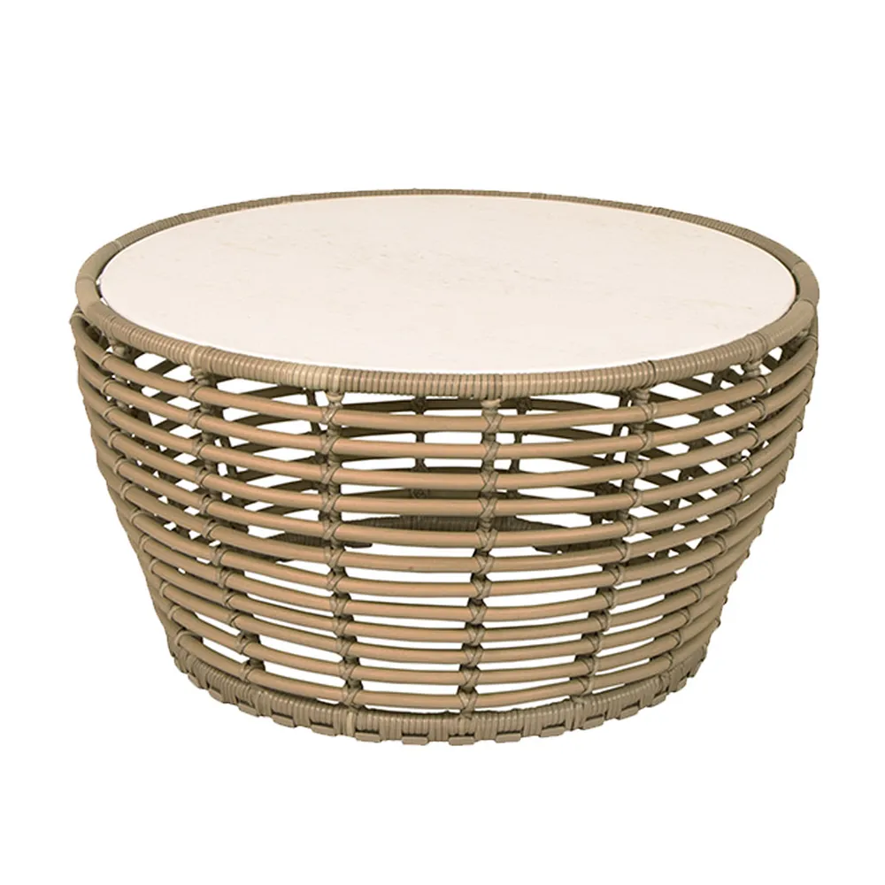 Cane-line, Basket kaffebordunderstell 75 cm Naturlig fletting
