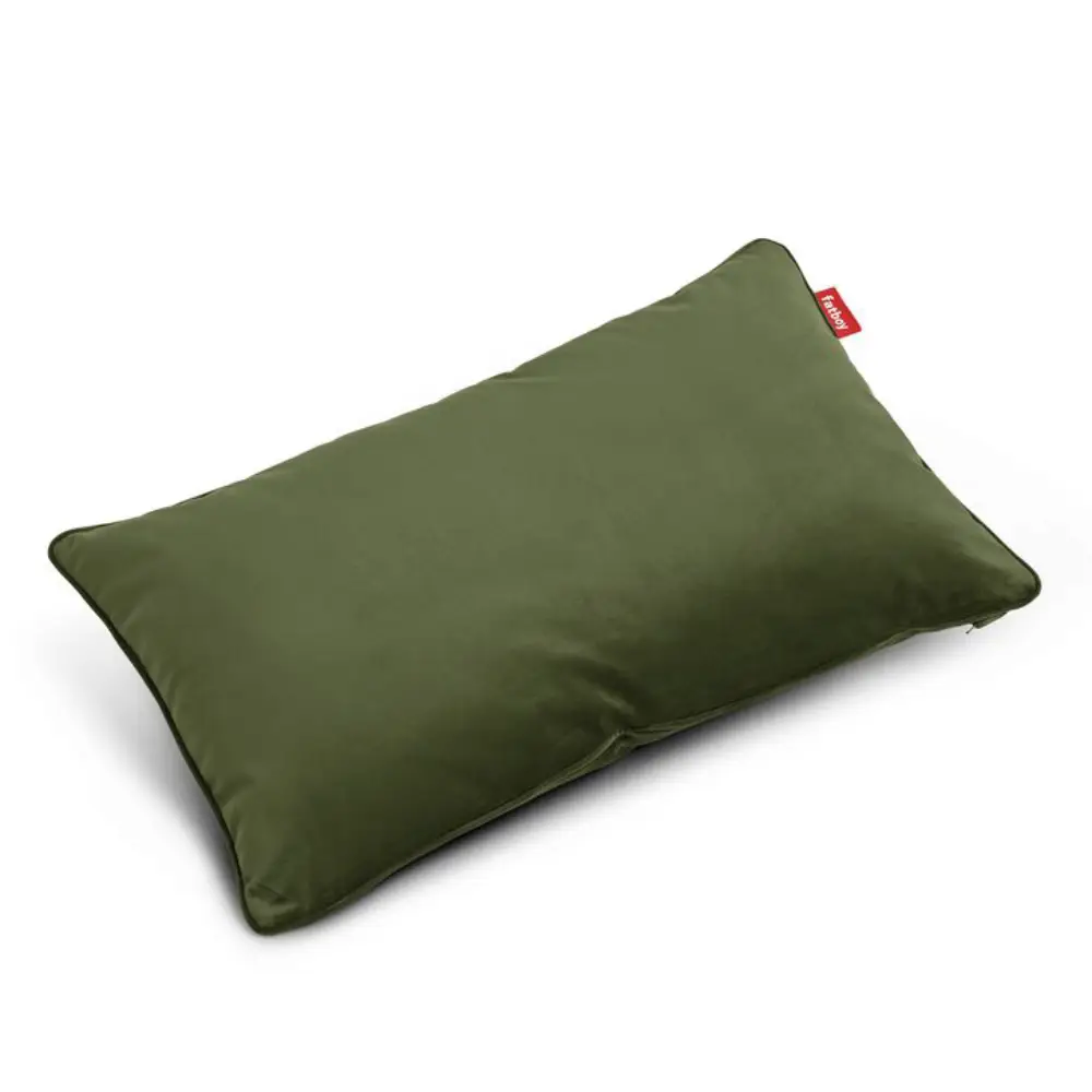 Fatboy, recycled king dekorativ pute velvet deep green