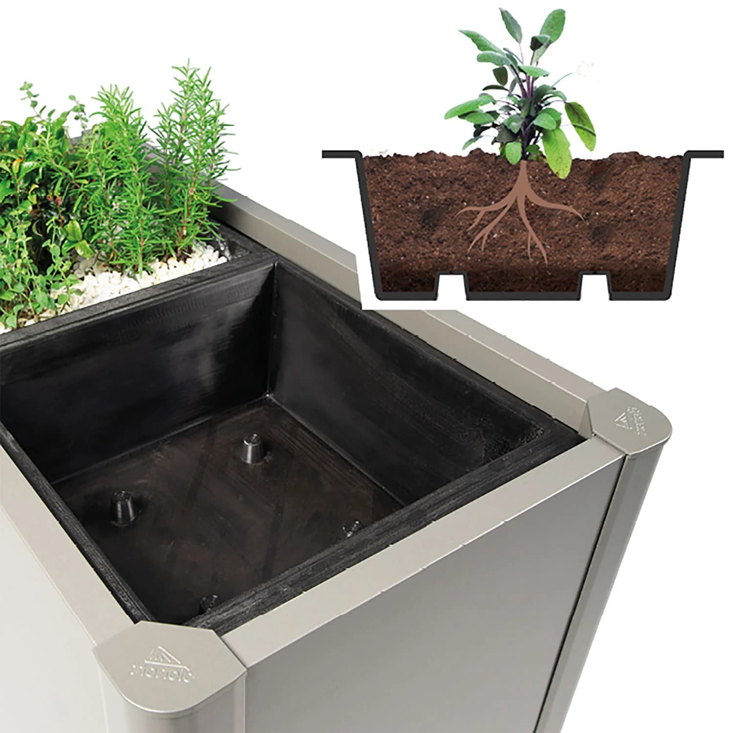 Biohort, Belvedere dyrkingsinnsats plantebed 2 Biohort
