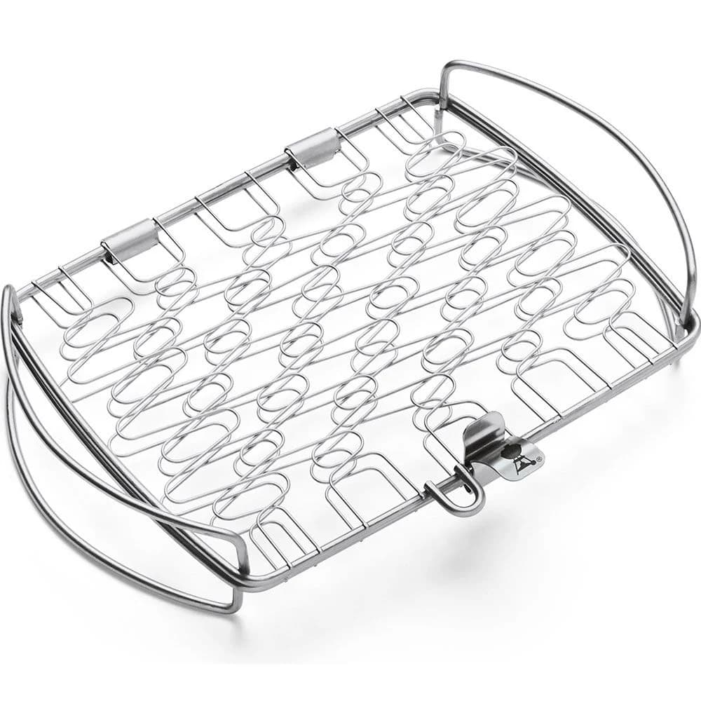 Weber, Grillkurv/Grillrist stor til fisk stål Weber