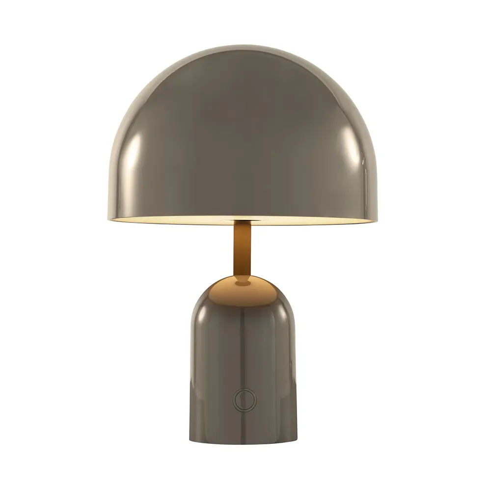 Tom Dixon Bell Portable LED bordlampe 28 cm Taupe
