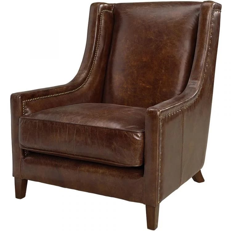 Artwood, Aw44 lenestol Leather Vintage Cigar Artwood