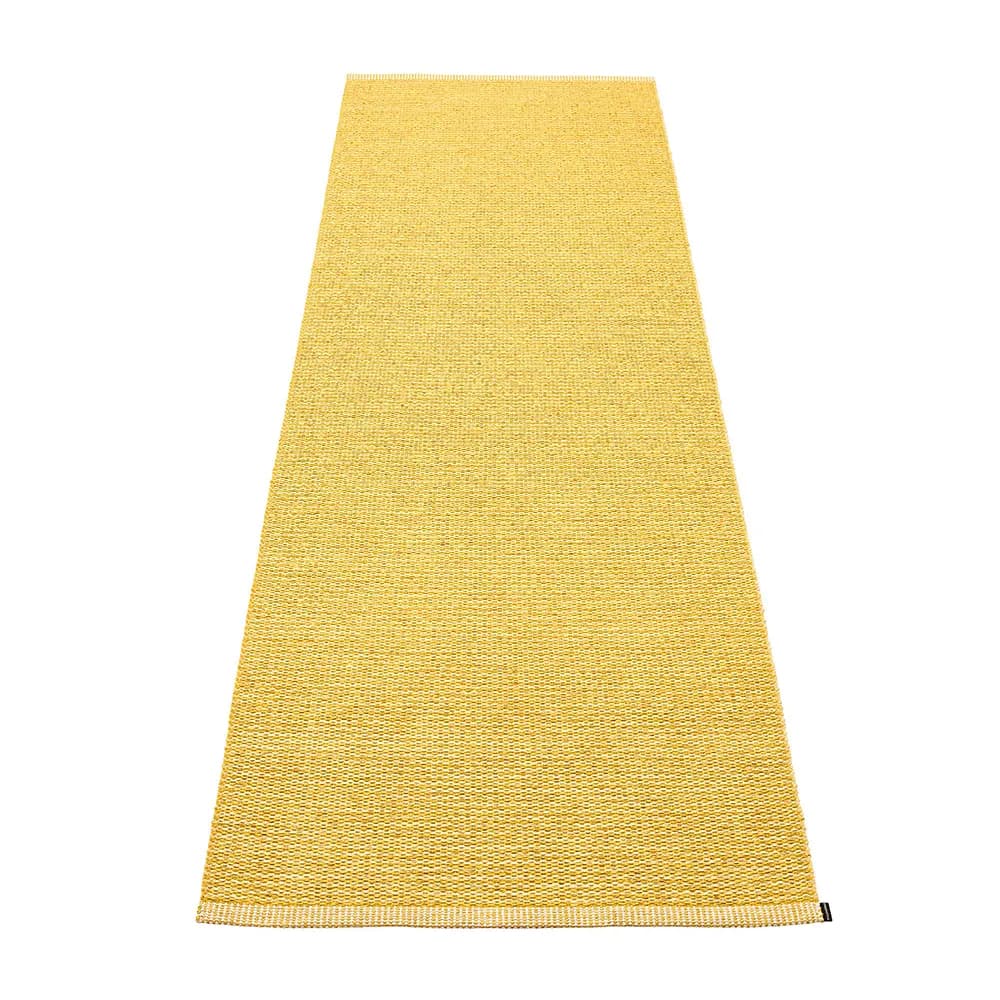 Pappelina, Mono teppe Pale Yellow/ Mustard 85 x 260 cm