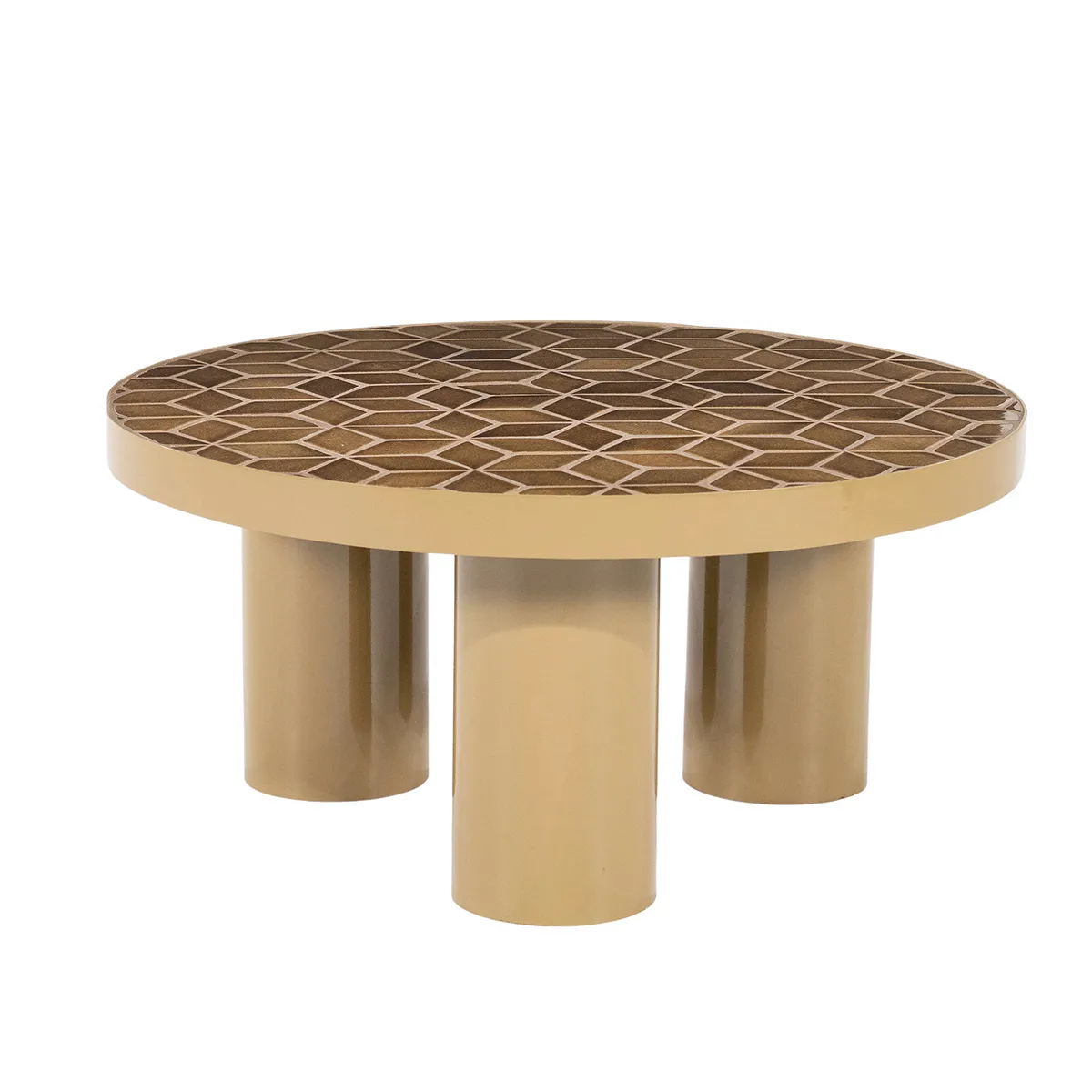 By-Boo, Sofabord Patterna med Bordplate av mosaikk Brown