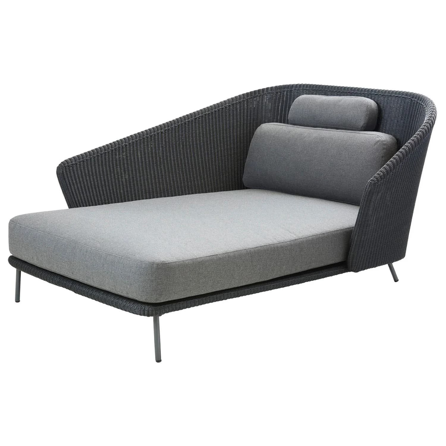 Cane-line, Mega Daybed høyre inkl. Airtouch-putesett
