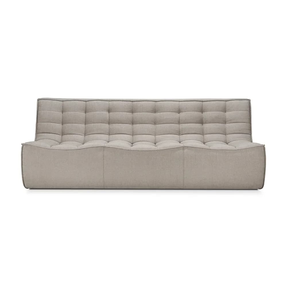 Ethnicraft, N701 3-seters sofa Ecru