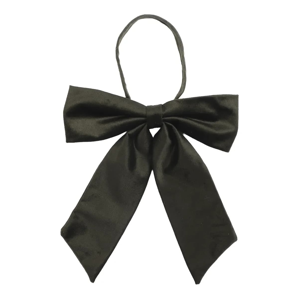 Affari of Sweden, Julesløyfe i fløyel Velvet M Green B 22 cm