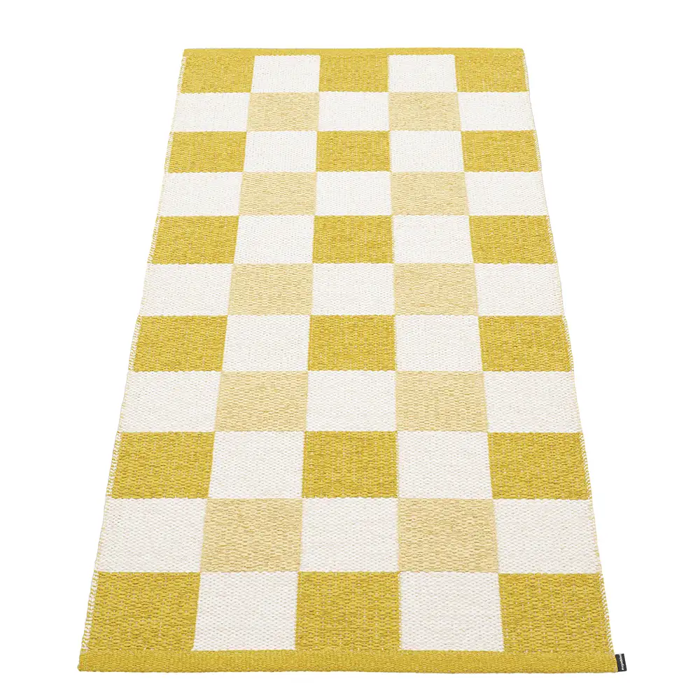 Pappelina, Pix matte 70x160 cm Mustard/Vanilla/Pale Yellow
