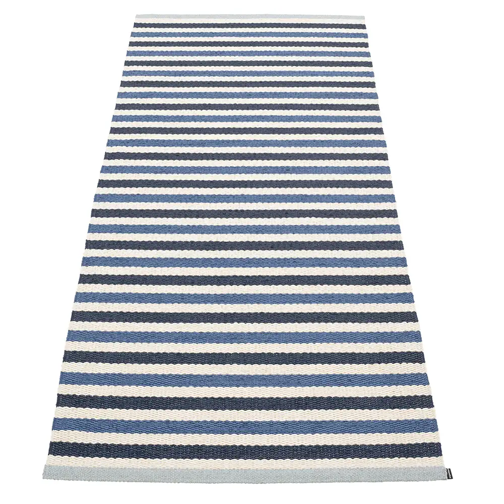 Pappelina, Teo matte 85x200 cm Denim/Dark Blue/Vanilla