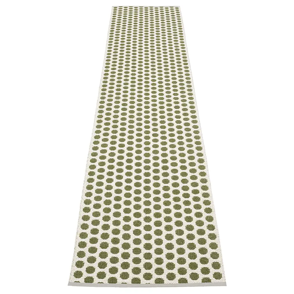 Pappelina, Noa matte 70x350 cm Dark Olive/Vanilla