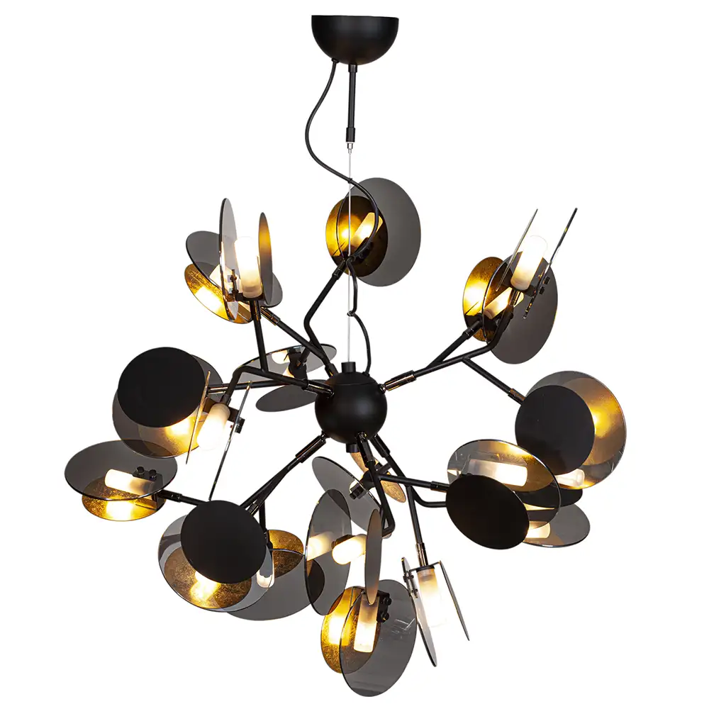 By Rydéns - Turno Lysekrone Black/Gold