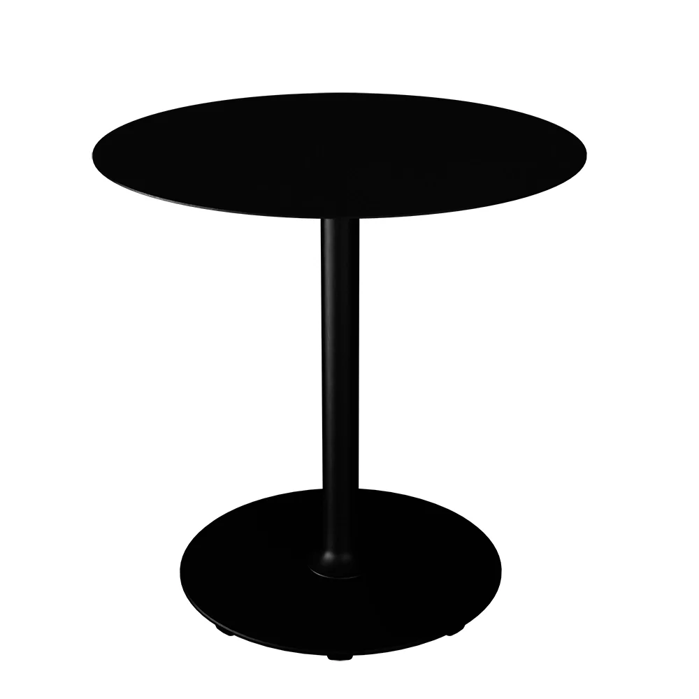 Houe, PICO Sofabord Ø74 cm, rund sokkel Sort