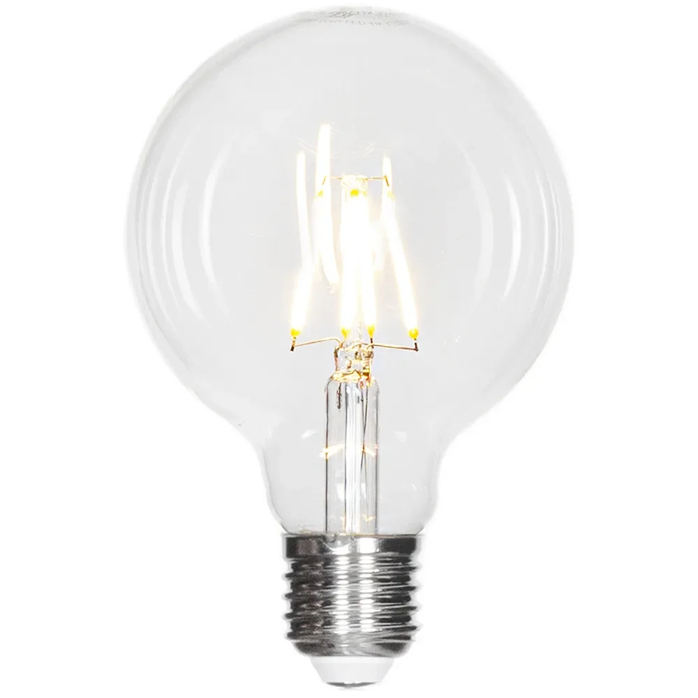 by Rydéns, Filament Lyskilde LED-dimbar globus E27 4W Ø95mm Transparent