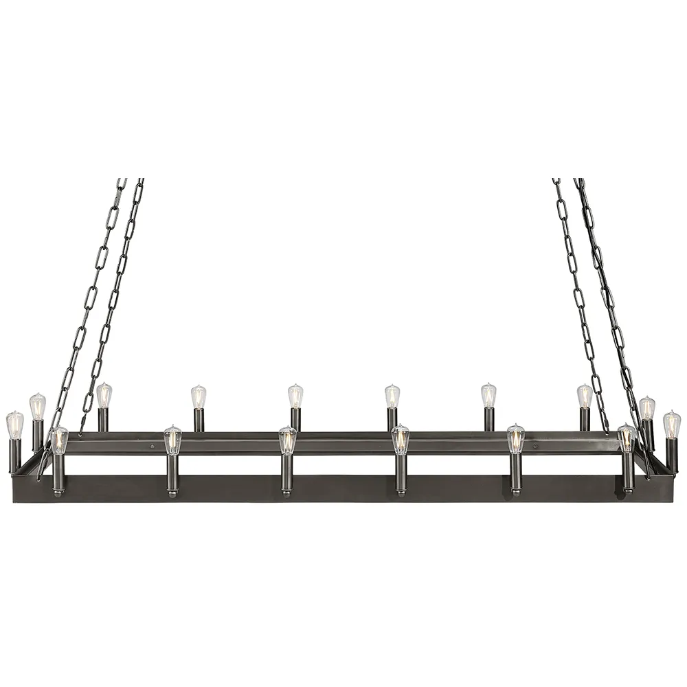 Artwood, Taklampe Crown 148x48 Cm Jern