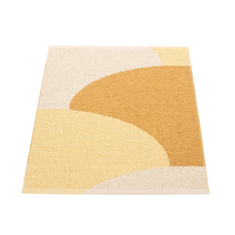Pappelina, Hill teppe Ochre/Pale yellow/Cream 70 x 90cm