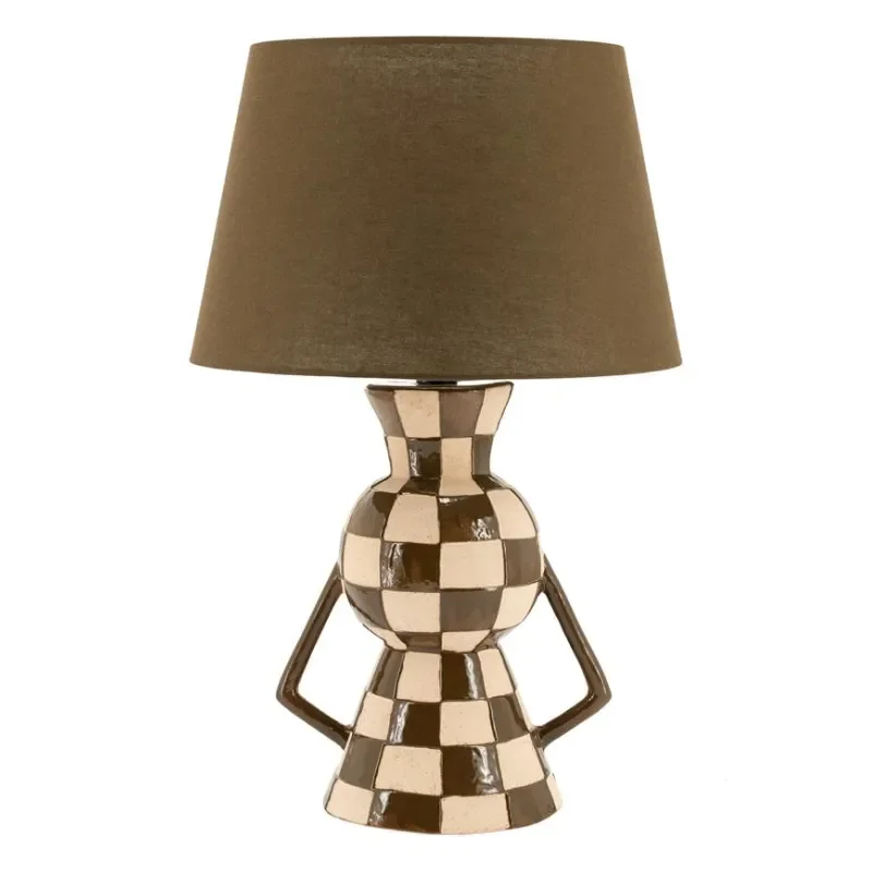 By-Boo, Blocsy 1 bordlampe 40x40x62 cm brun