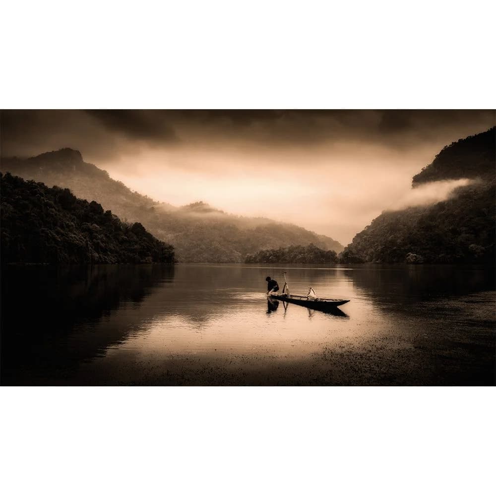 Artwood, Veggdekorasjon Fisherman 150 X 100 cm Artwood