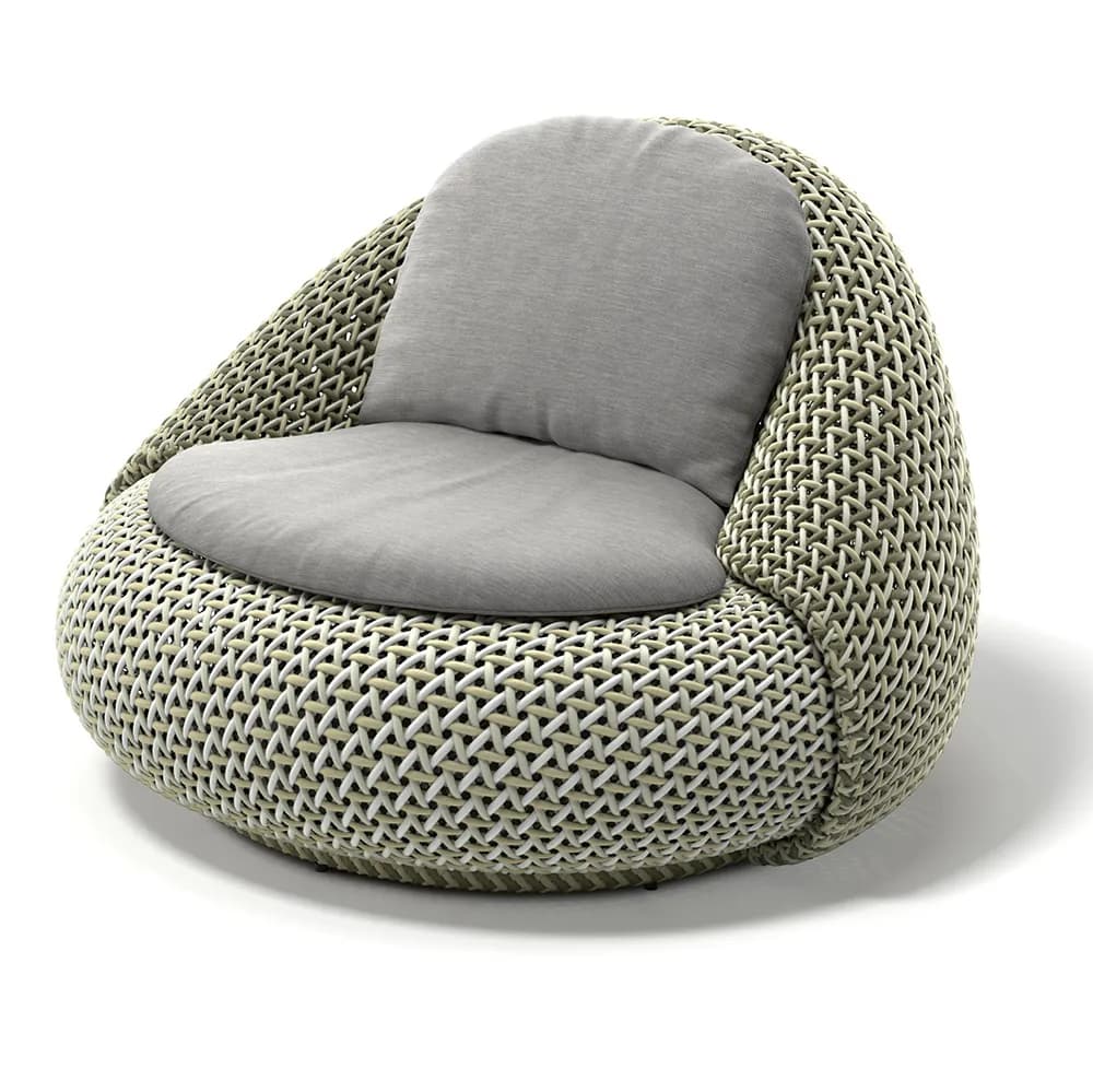 Dedon, ATOLO loungestol C3A forest light 0220 spring mist 0221