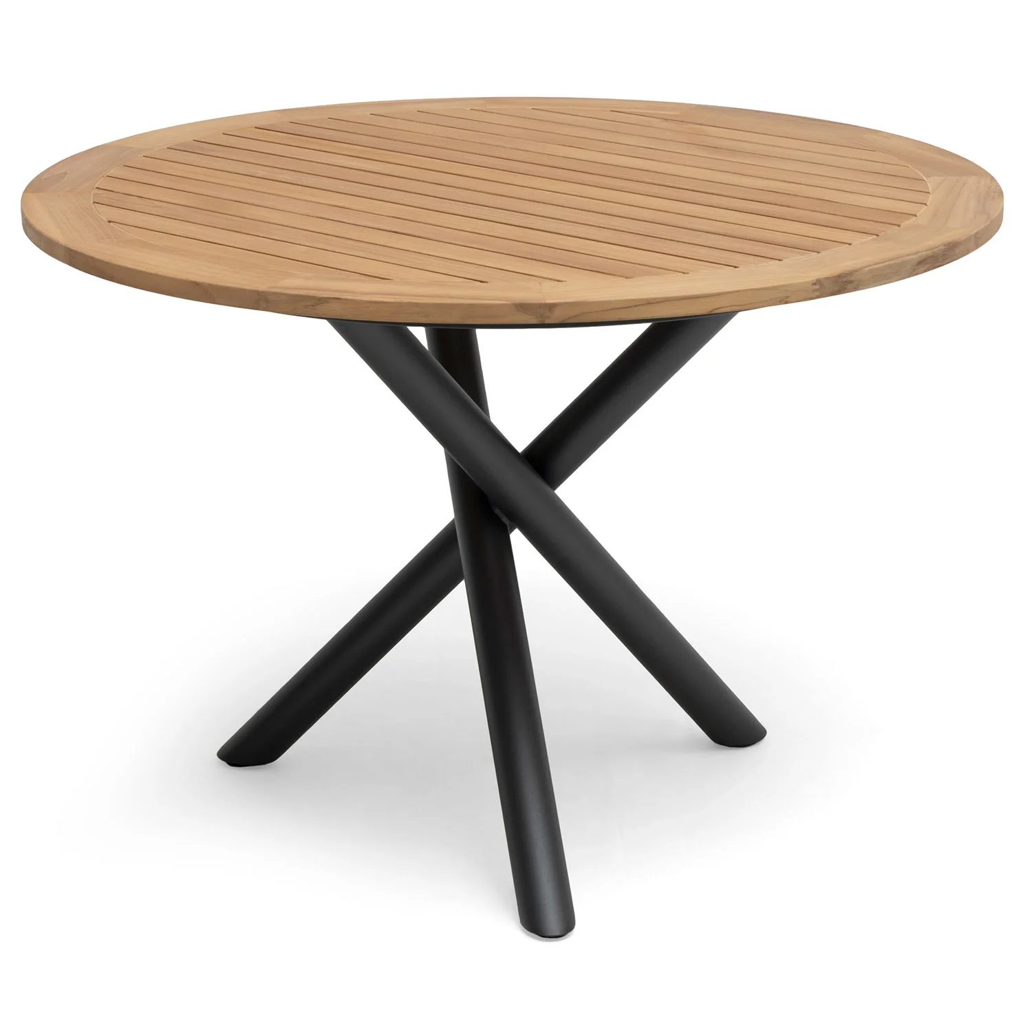 Hillerstorp, Ekeryd spisebord 110 cm i teak/aluminium