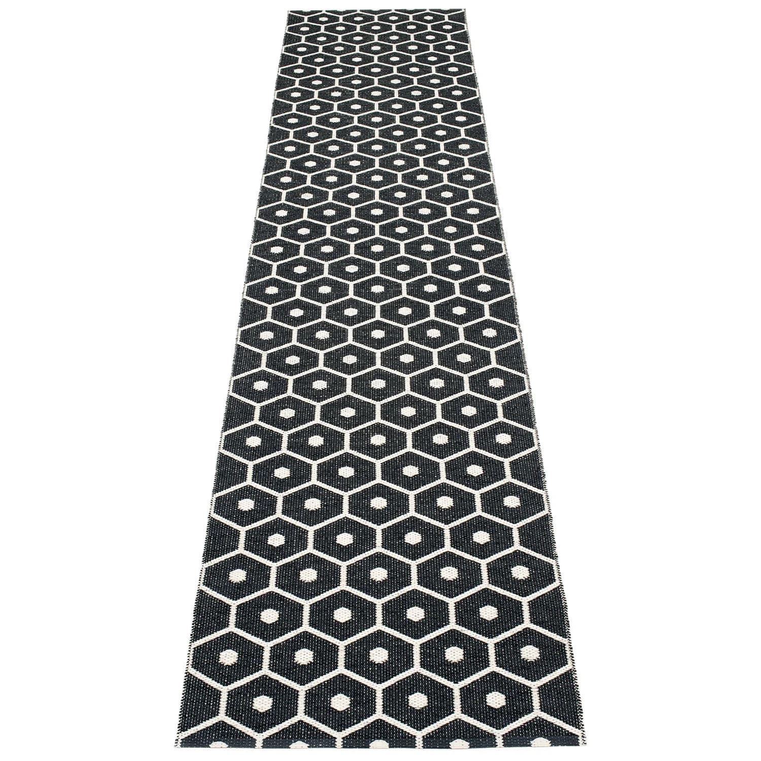 Pappelina, Honey matte 70x350 cm black / vanilla