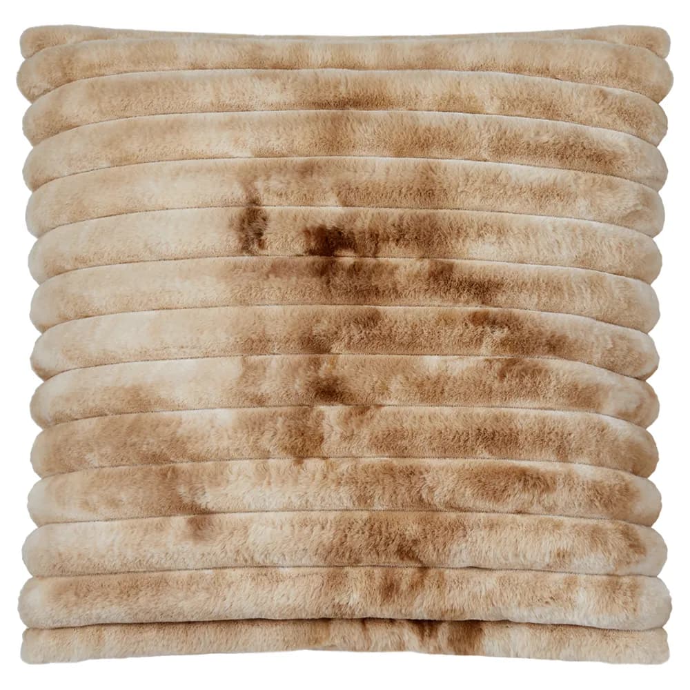 Skinnwille, Stripy pyntepute 45x45 cm Toffee